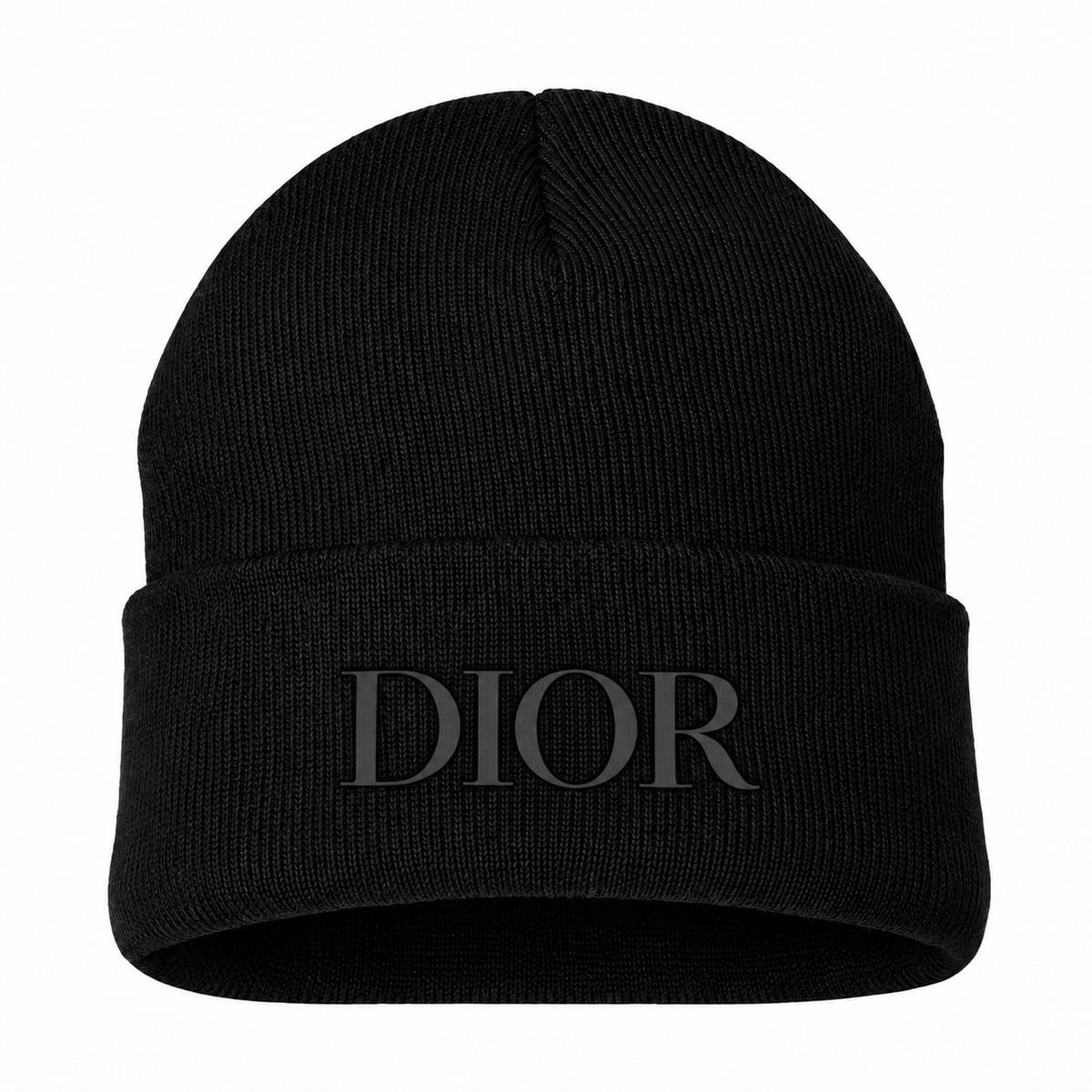 Black DIOR design beanie, Black