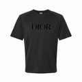 Youth Dior polyester T-shirt, Black