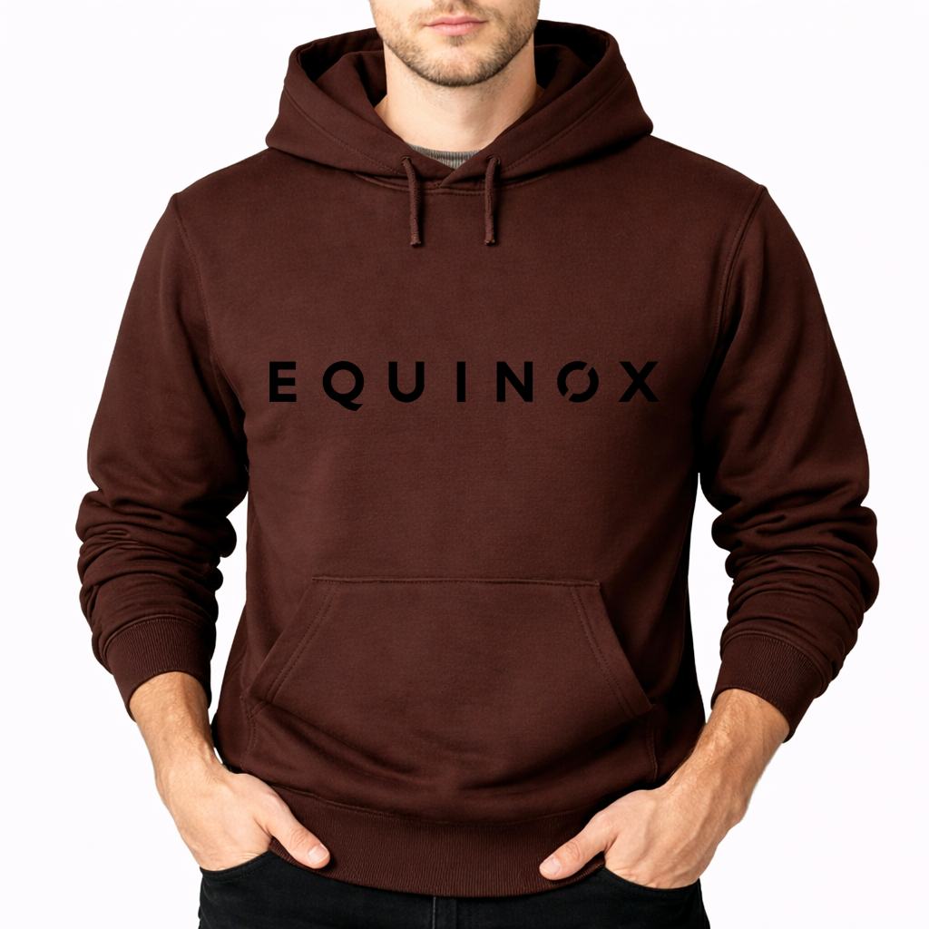 Men's Equinox Pullover Hoodie - Brown