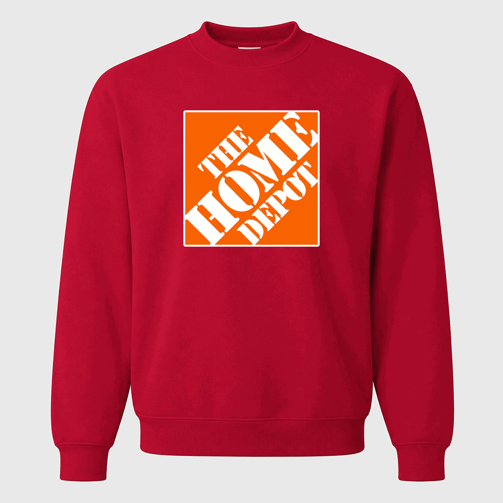 Men's The Home Depot Crewneck Sweatshirt - Red