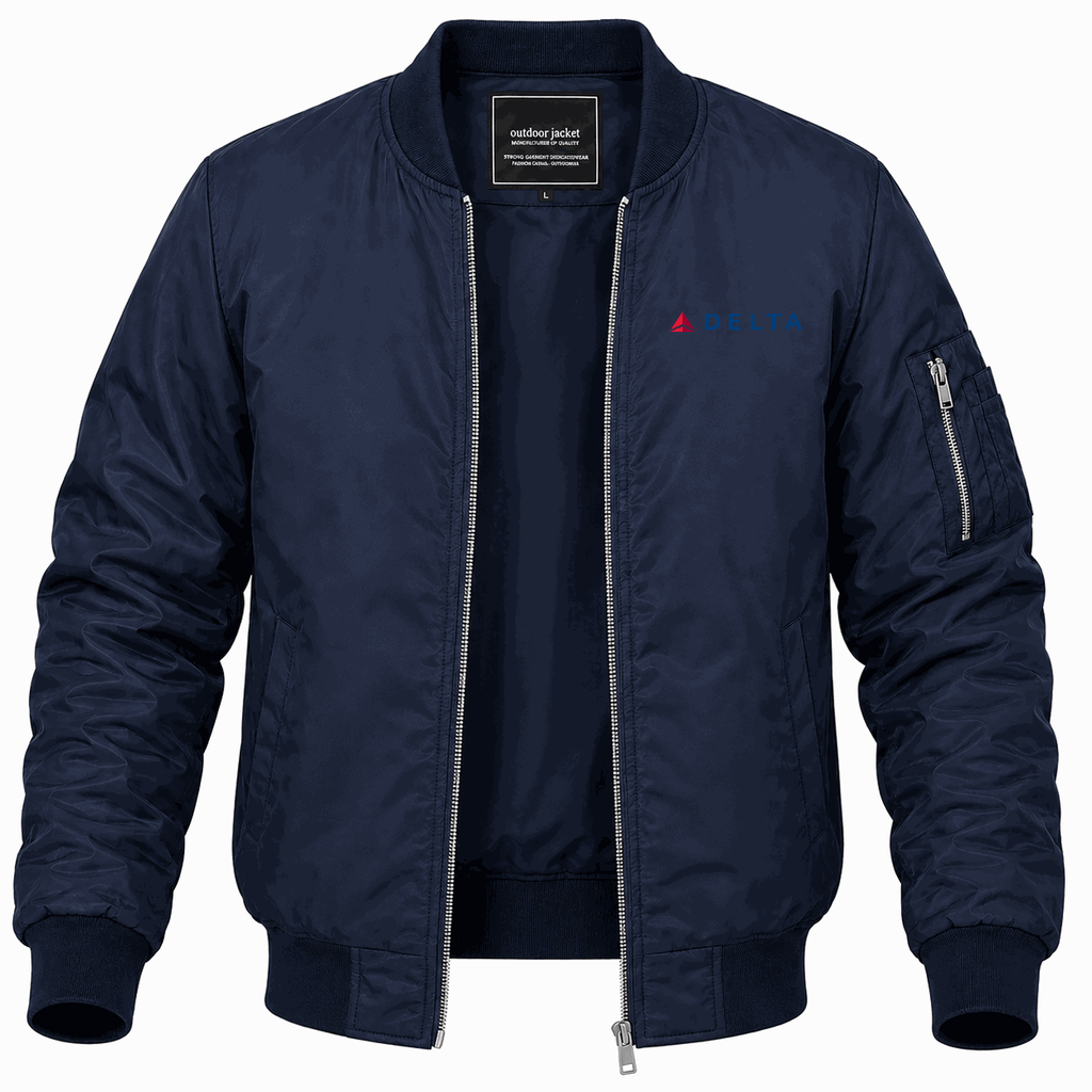 Men's Delta Airlines Lightweight Bomber Jacket - Navy