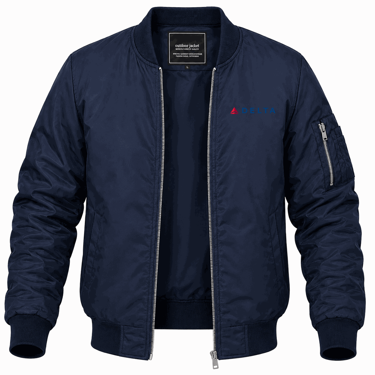 Men's Delta Airlines Lightweight Bomber Jacket - Navy