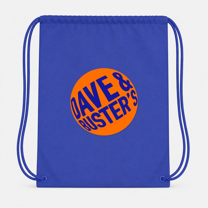 Dave & Buster's Drawstring Bag - Blue