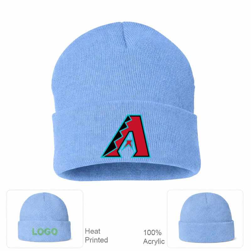 Arizona Diamondbacks Beanie Hat - Sky Blue