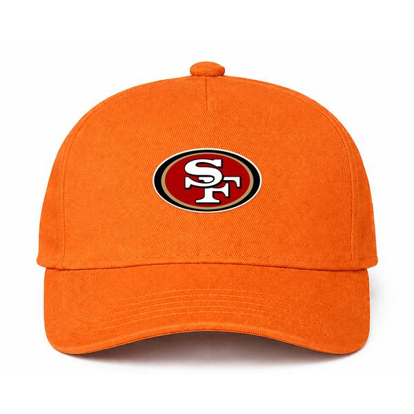 San Francisco 49ers NFL Logo Orange Dad Baseball Cap Hat
