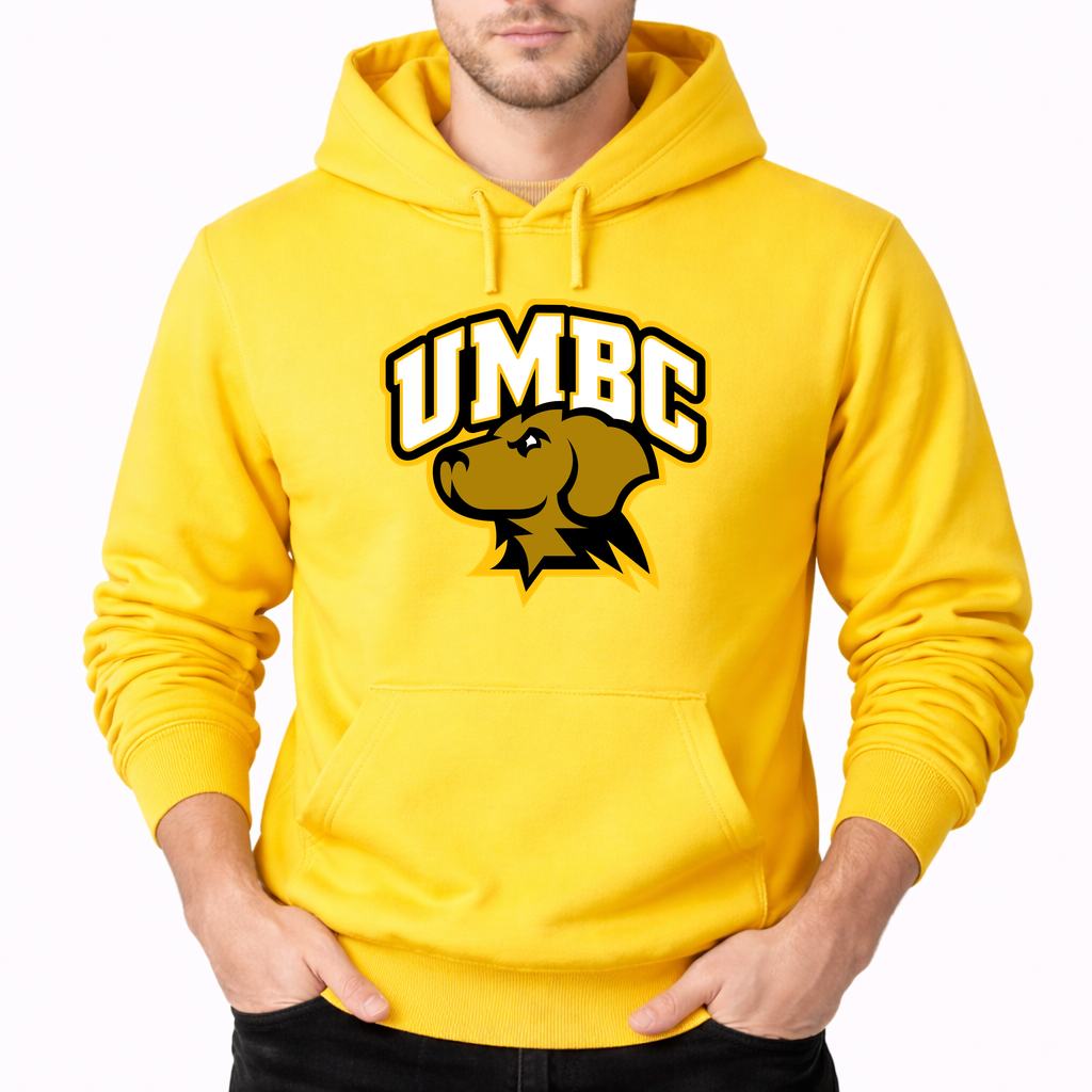 Men's UMBC Retrievers Pullover Hoodie - Yellow