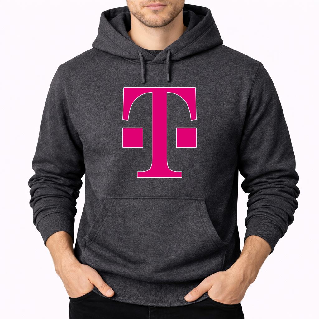Men's T Mobile Pullover Hoodie - Charcoal