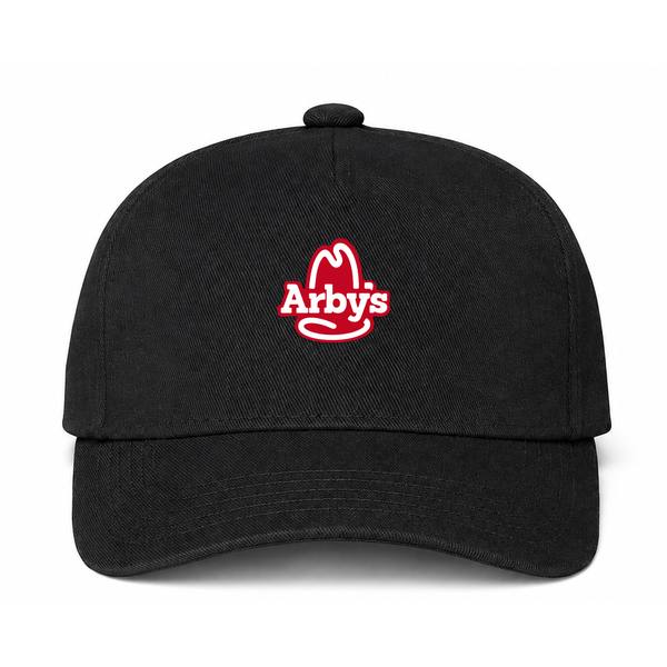 Arby's Logo Black Dad Baseball Cap Hat