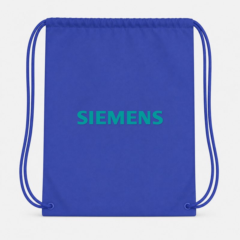 Siemens Min Drawstring Bag - Blue