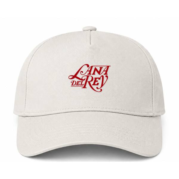 Lana Del Rey Logo Beige Dad Baseball Cap Hat
