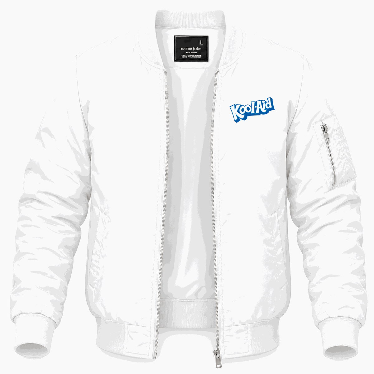 Men's Kool-Aid Lightweight Bomber Jacket - White