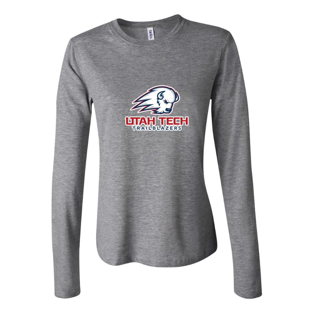 Women's Utah Tech Trailblazers Long Sleeve T-Shirt - Gray