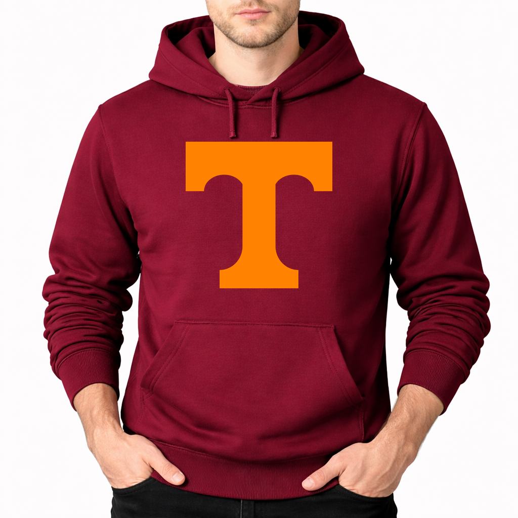 Men's Tennessee Volunteers Pullover Hoodie - Burgundy