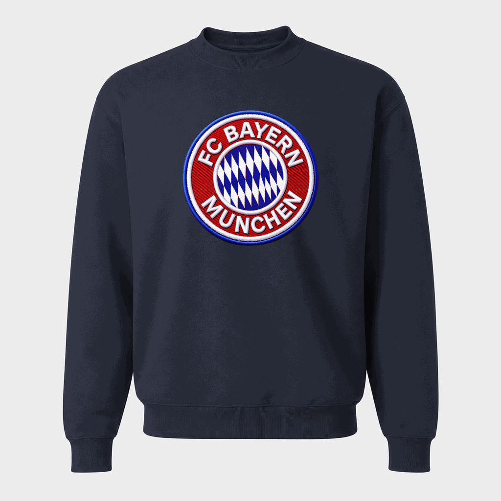 Men's FC Bayern Munich Soccer Crewneck Sweatshirt - Navy