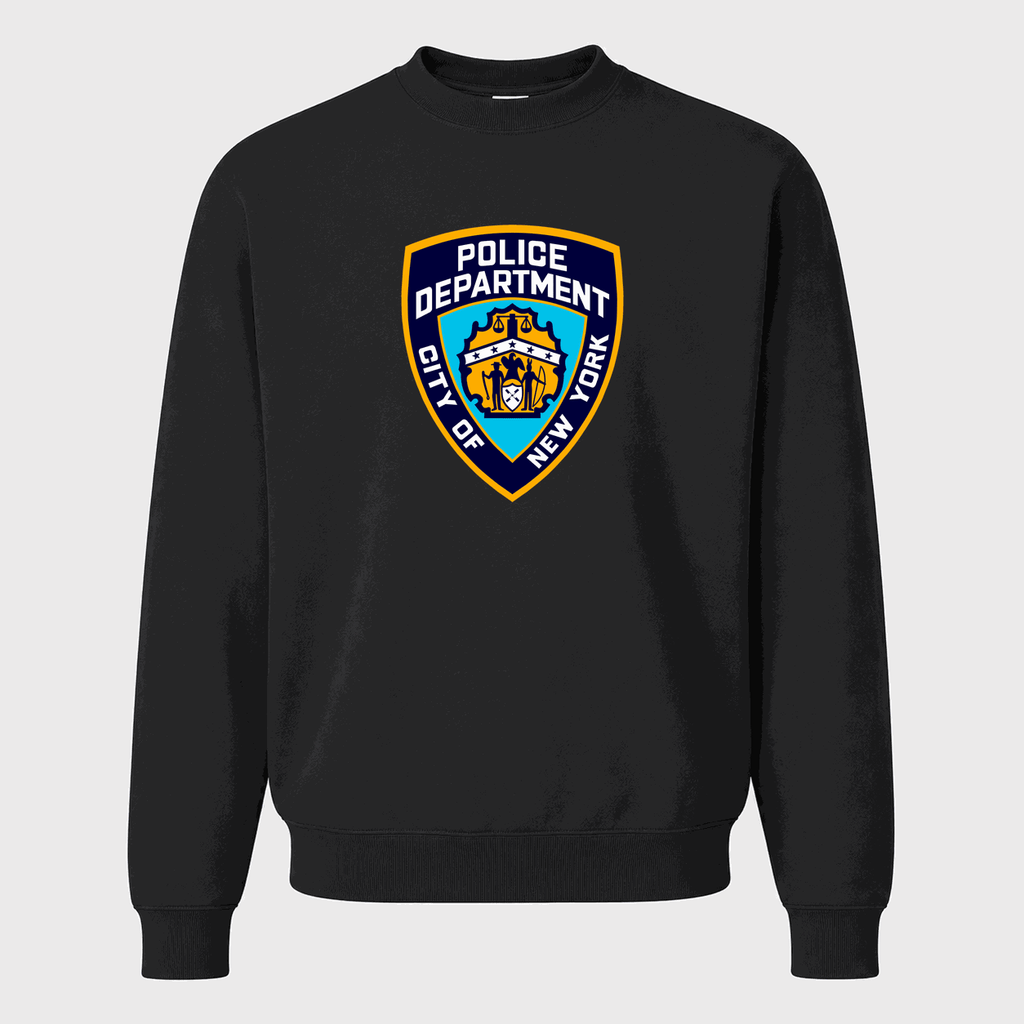 Men's NYPD Crewneck Sweatshirt - Black