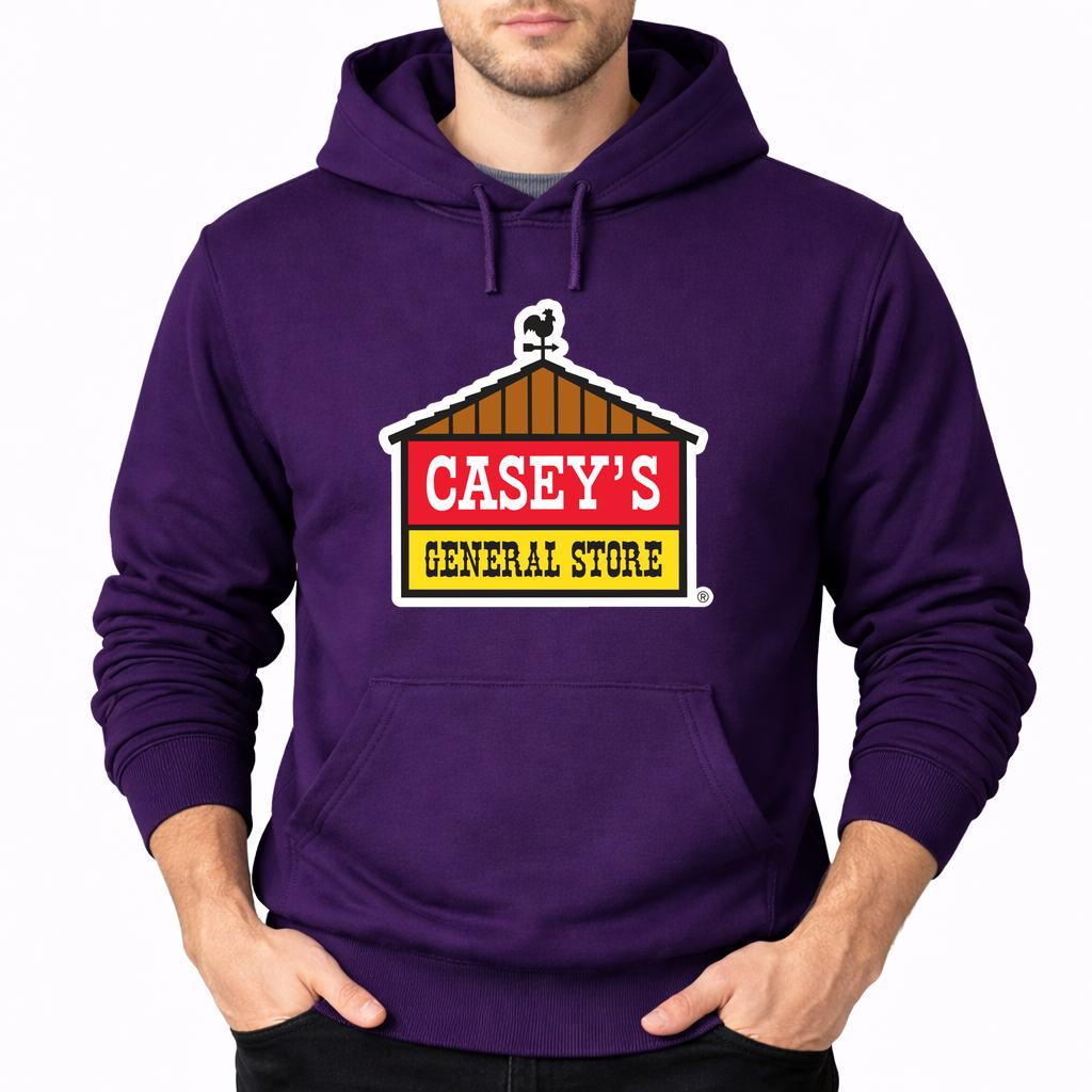 Men's Casey's General Stores Pullover Hoodie - Purple