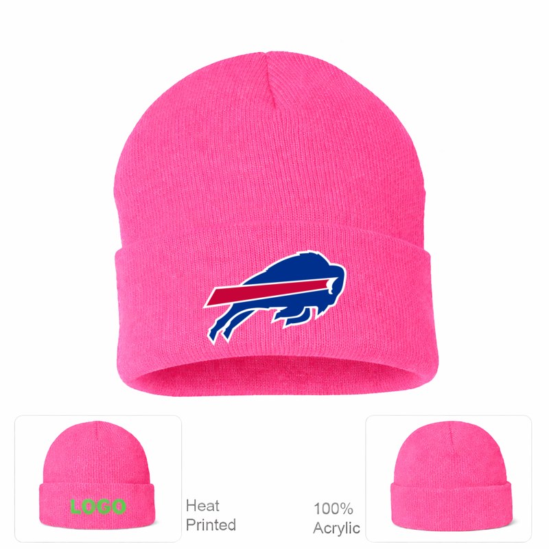 Buffalo Bills Pink Beanie Hat