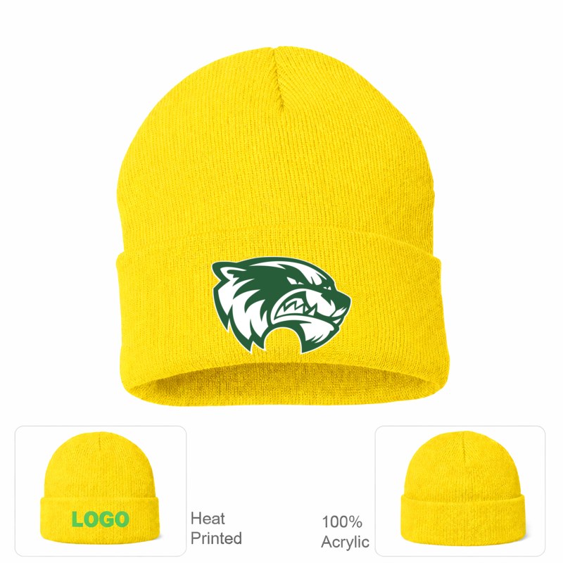 Utah Valley Wolverines Yellow Beanie Hat