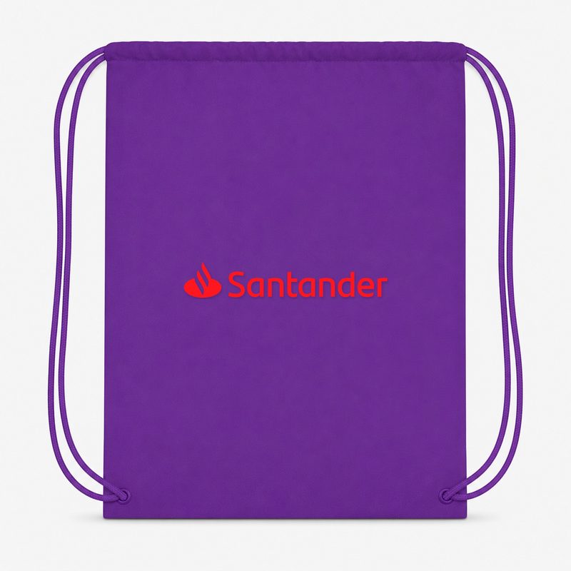 Santander Drawstring Bag - Purple