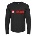 Men's Lukoil-Logo-1536x864 Long sleeves Cotton Blend T-Shirt - Black