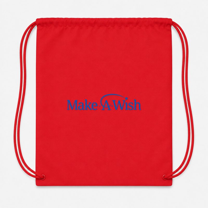 Make A Wish Drawstring Bag - Red