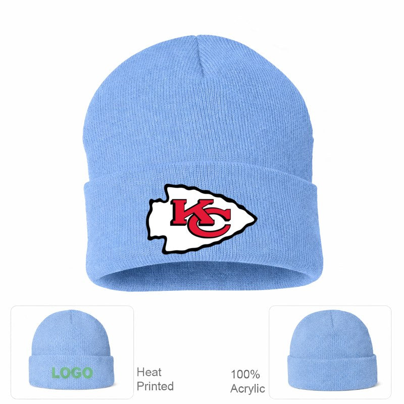 Kansas City Chiefs Sky Blue Beanie Hat
