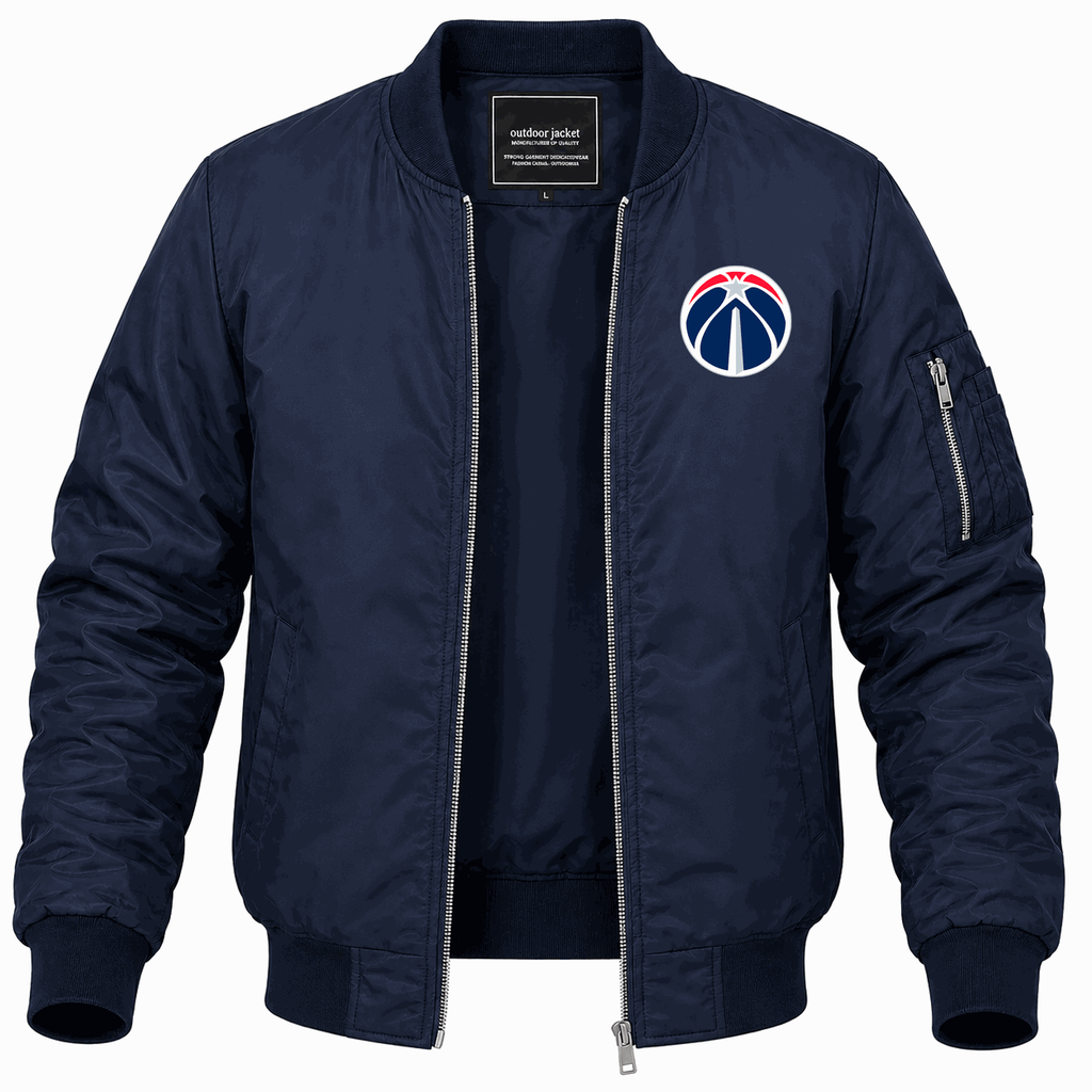Men's Washington Wizards Lightweight Bomber Jacket - Navy