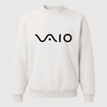 Men's Sony VAIO Black Logo Crewneck Sweatshirt - White