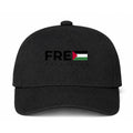 Free Palestine Black Logo Black Dad Baseball Cap Hat