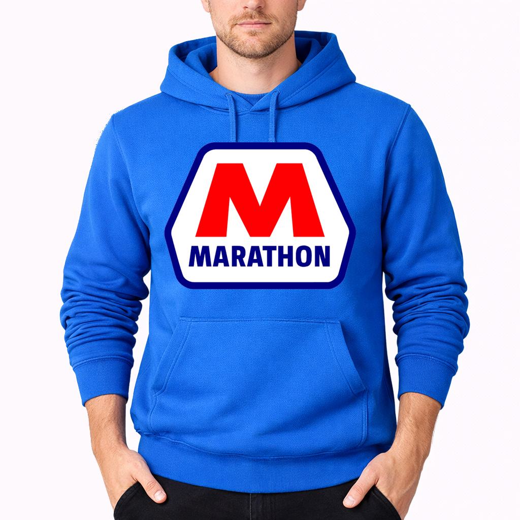 Men's Marathon Pullover Hoodie - Azure