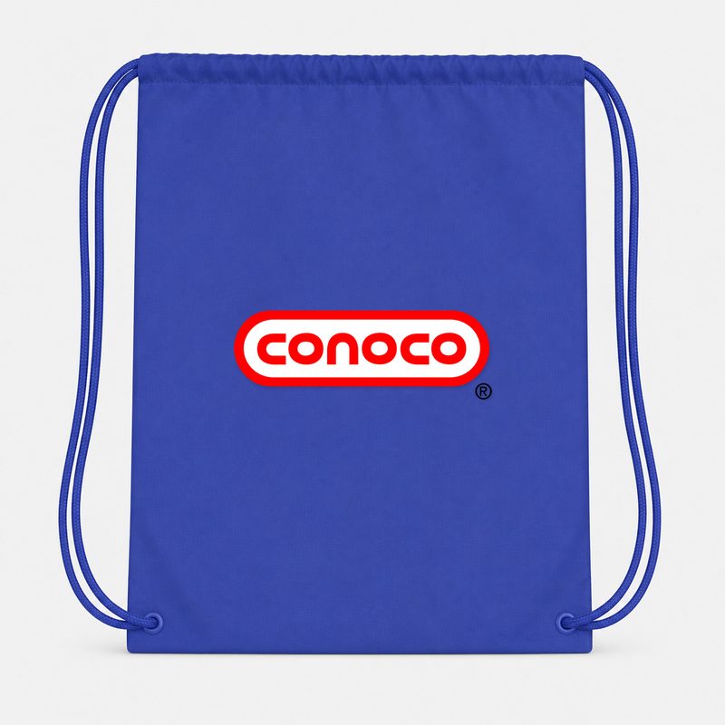 Conoco Drawstring Bag - Blue