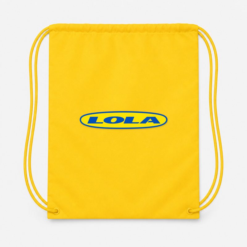 Lola Drawstring Bag - Yellow