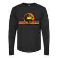 Men's Mortal Kombat Long sleeves Cotton Blend T-Shirt - Black