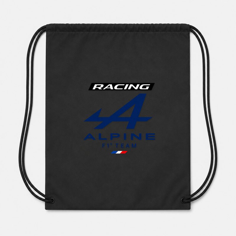 Alpine F1 Team Drawstring Bag - Black