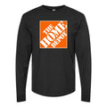 Men's The Home Depot Logo Long sleeves Cotton Blend T-Shirt - Black