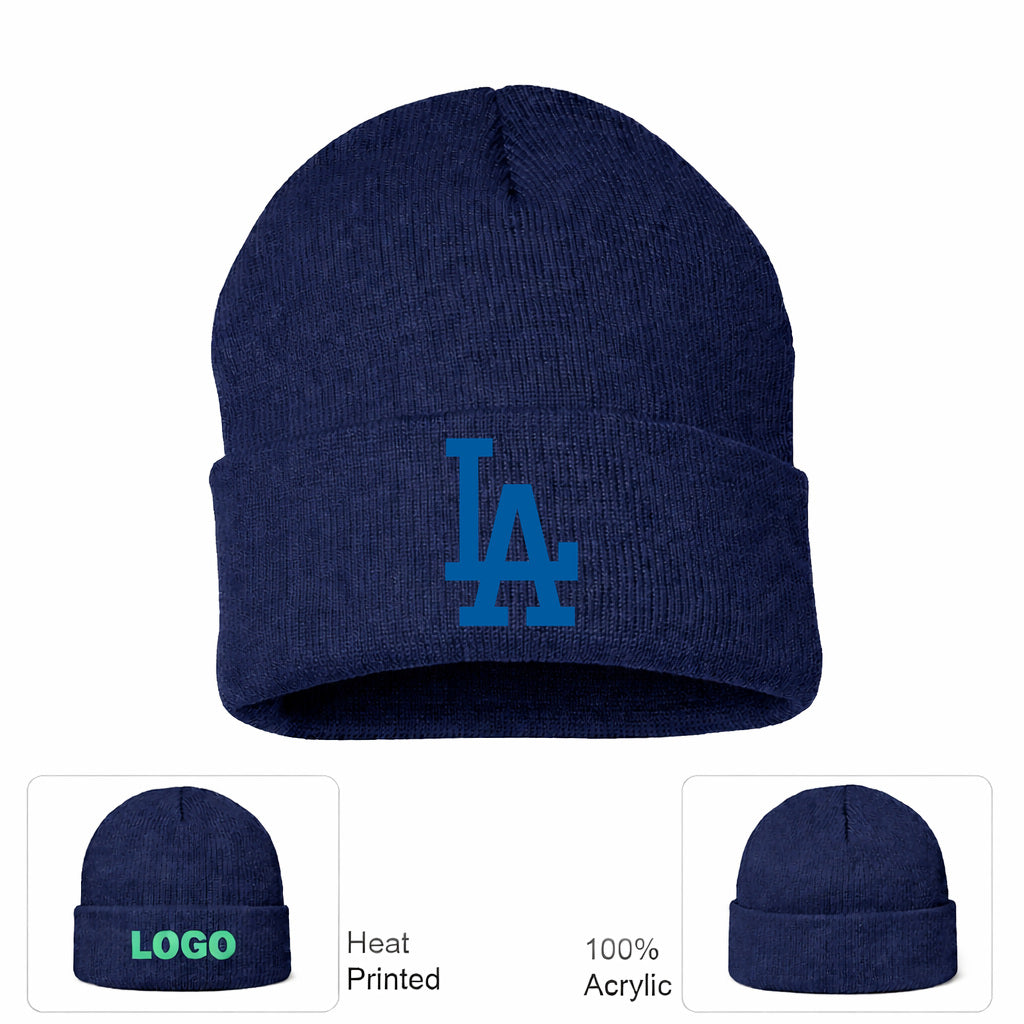 MLB Los Angeles Dodgers Beanie Hat - Navy