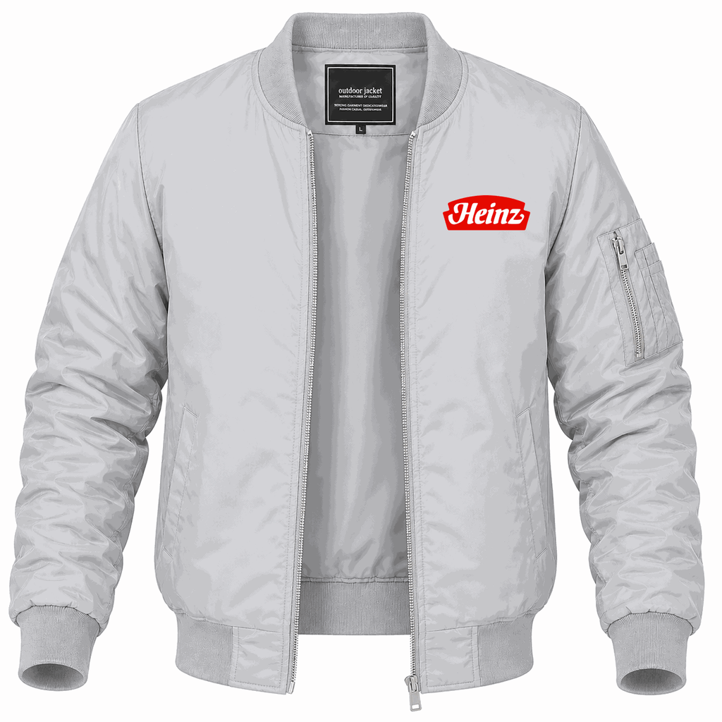 Men's Heinz Lightweight Bomber Jacket - Gray