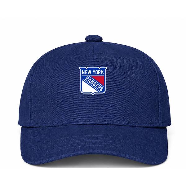 New York Rangers NHL Logo Navy Dad Baseball Cap Hat