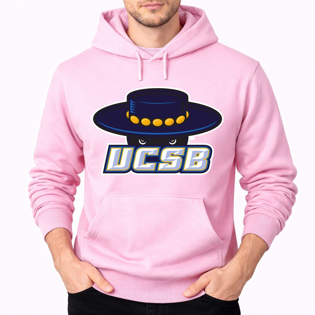 Men's UCSB Gauchos Pullover Hoodie - Pink