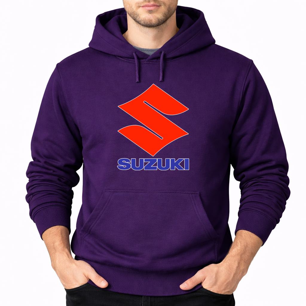 Men's Suzuki Pullover Hoodie - Purple