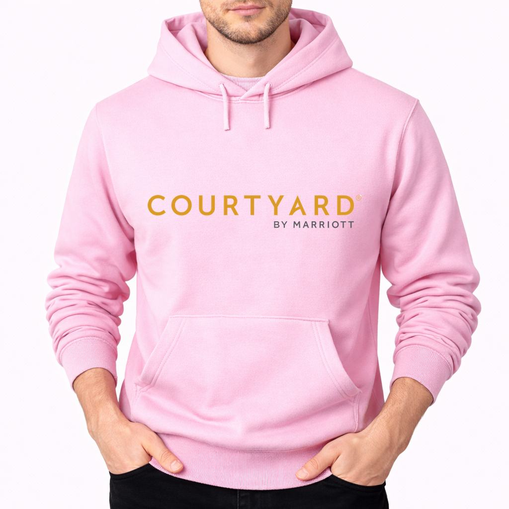 Men's Courtyard Pullover Hoodie - Pink