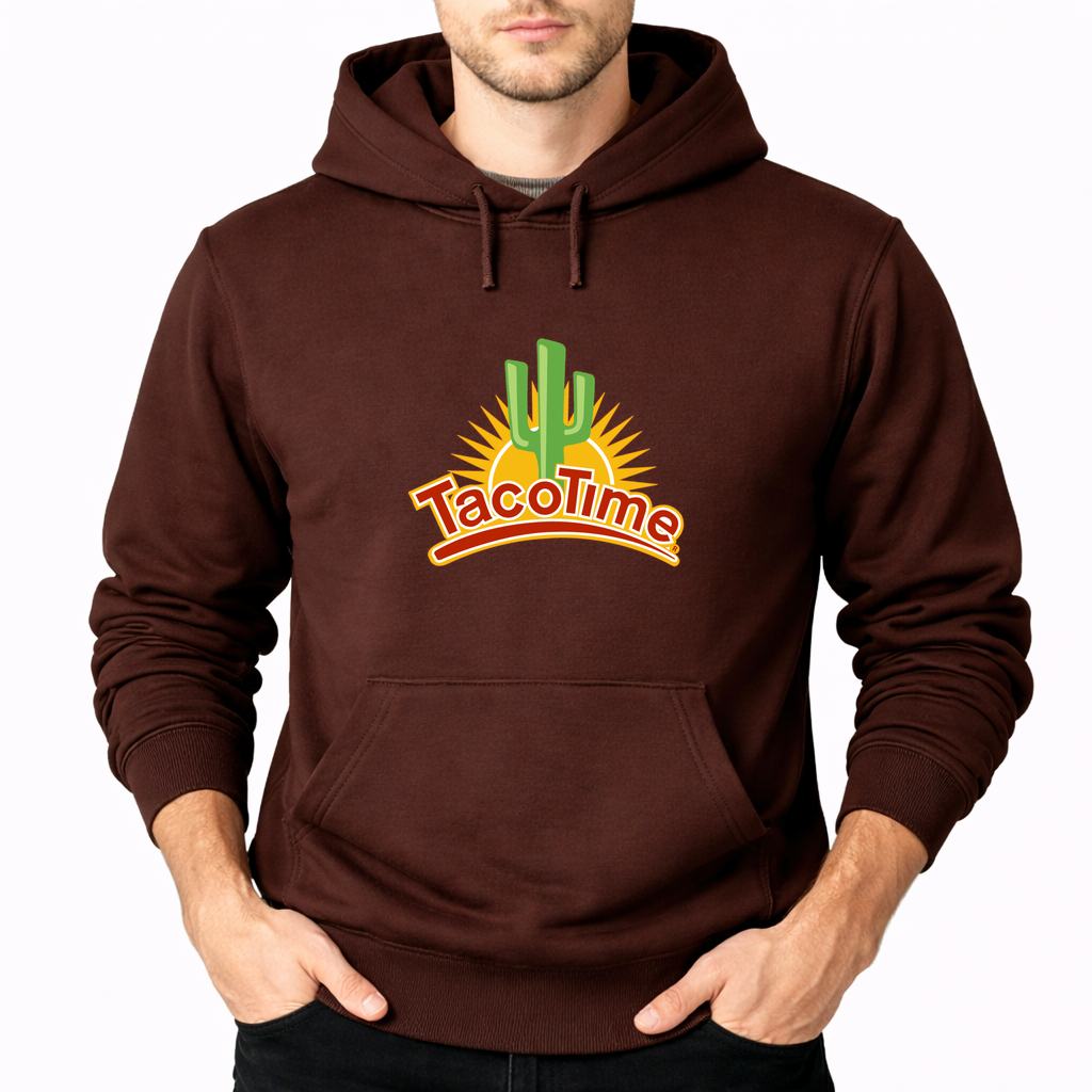 Men's Taco Time Pullover Hoodie - Brown