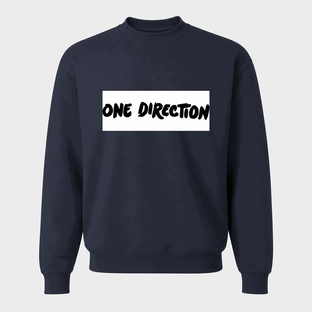 Men's One Direction Crewneck Sweatshirt - Navy