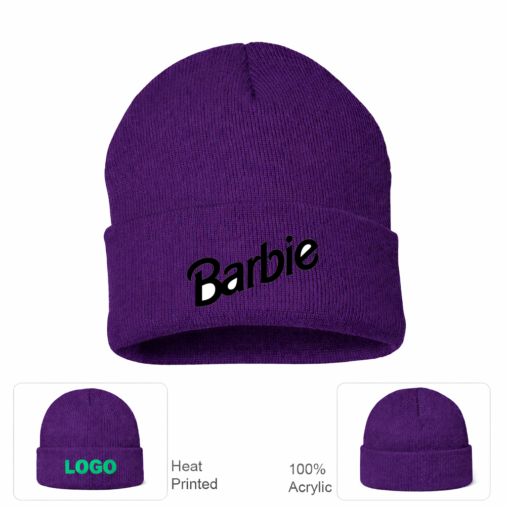 Barbie Beanie Hat - Purple