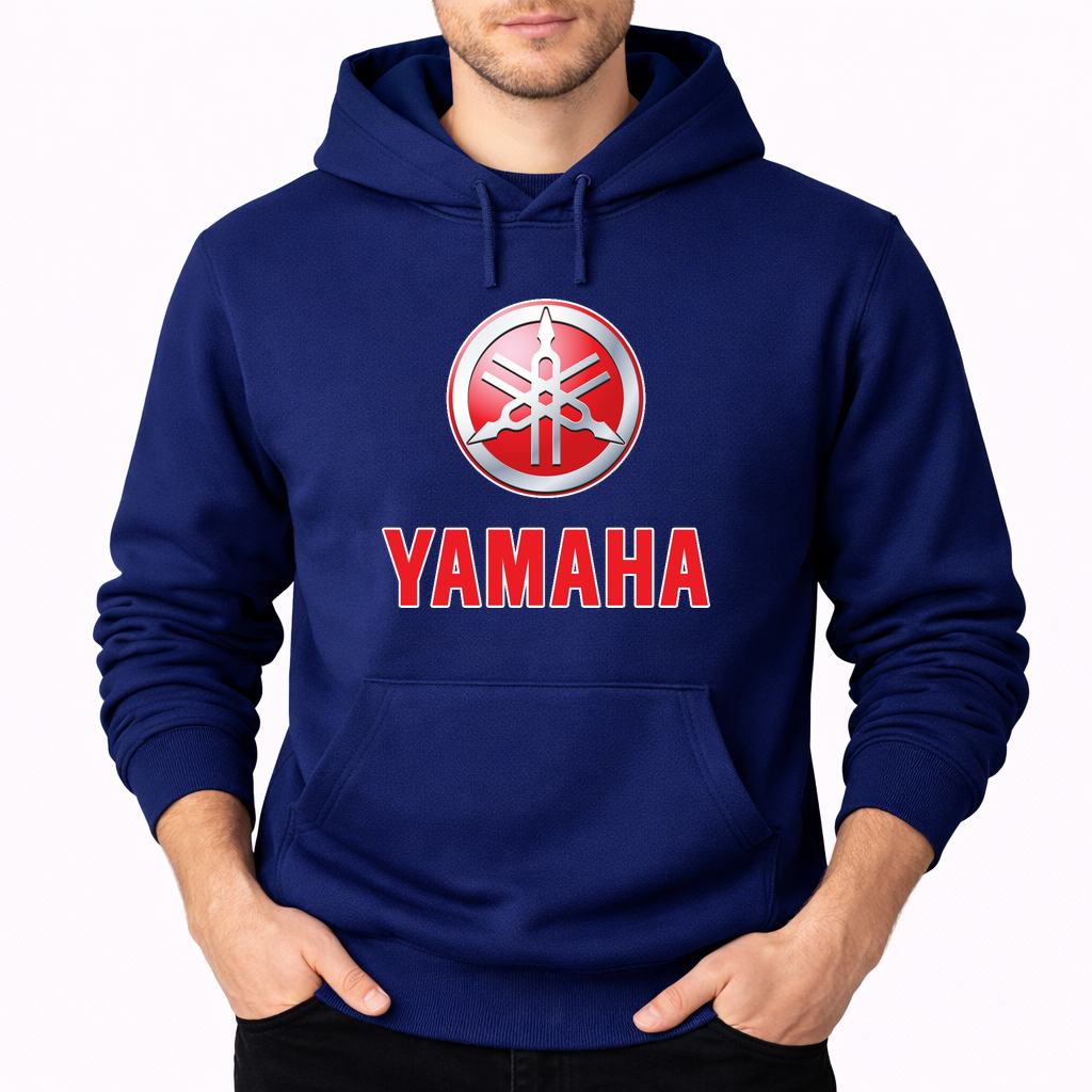 Men's Yamaha Pullover Hoodie - Navy