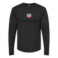 Men's TAG-Heuer-Logo Long sleeves Cotton Blend T-Shirt - Black
