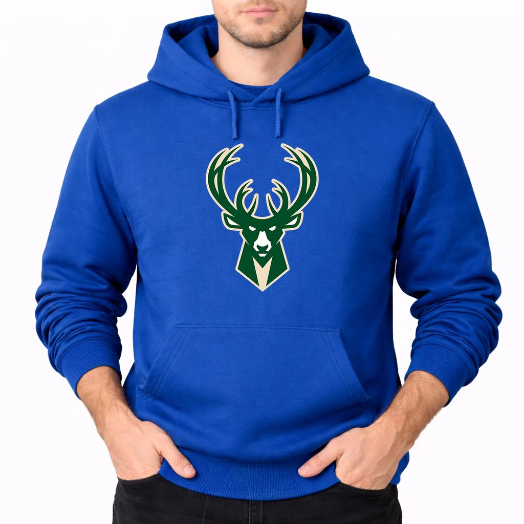 Men's Milwaukee Bucks Pullover Hoodie - Blue