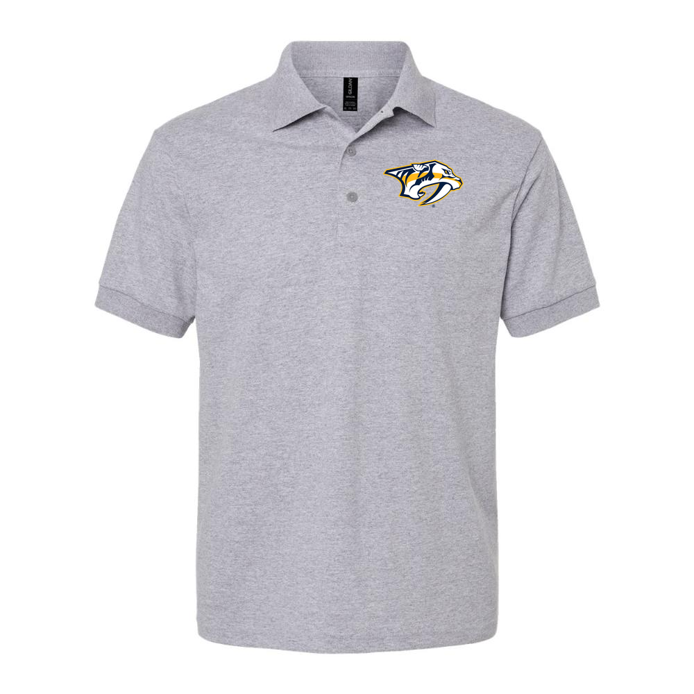 Men's Nashville Predators Dry Blend Polo - Gray
