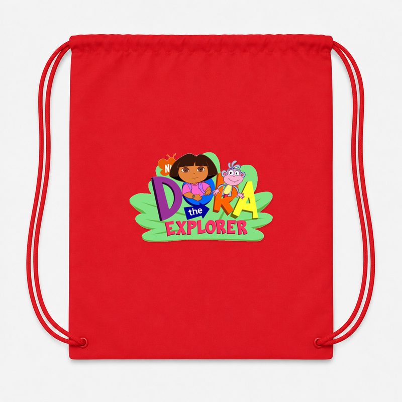 Dora The Explorer 001 Drawstring Bag - Red
