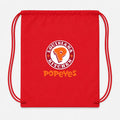 Popeyes Louisiana Kitchen Drawstring Bag - Red